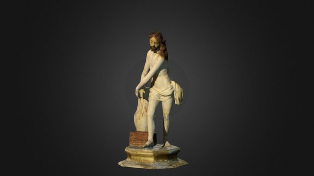 Cristo de los azotes. Murcia. boceto 3D Model
