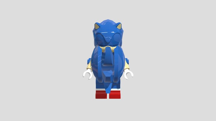 Lego Sonic 3D Model