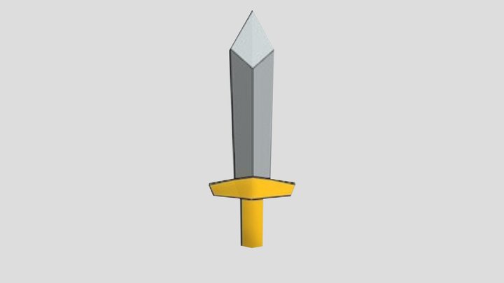 Espada Simples / Simple Sword 3D Model
