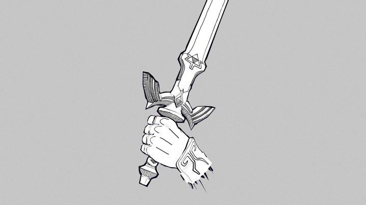 Master Sword - Sketchfab Weekly 3D Model