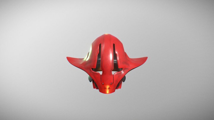 Sidon Ithano's helmet 3D Model
