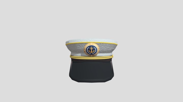Navy Hat 3D Model