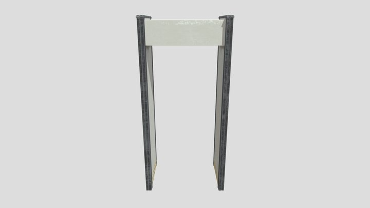 Metal Detector Old 3D Model