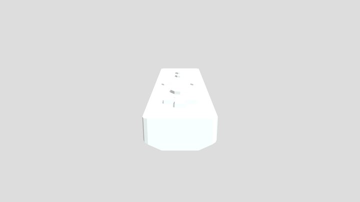Wii Remote Blockout 3D Model