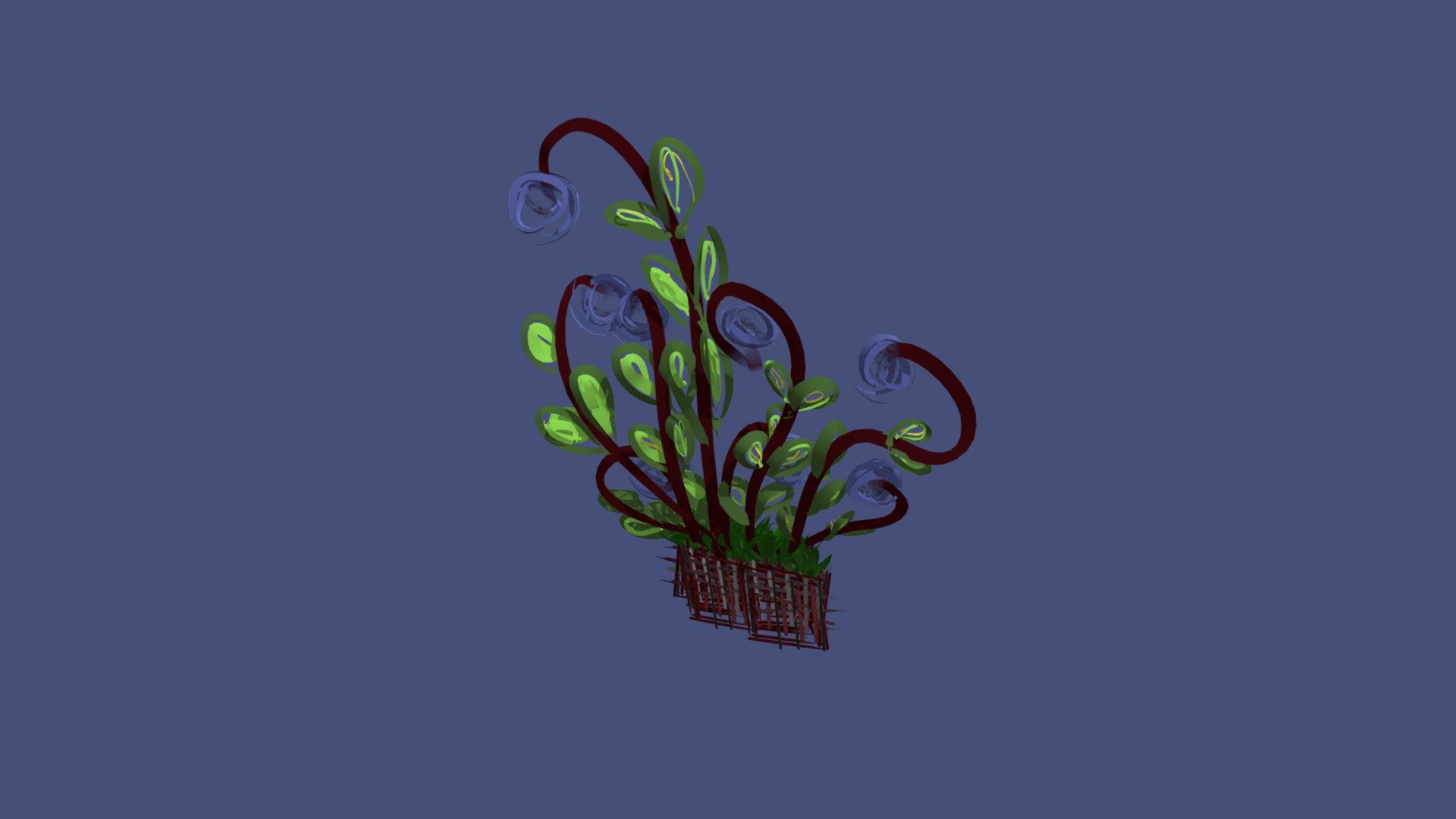 Flowers in Basket1