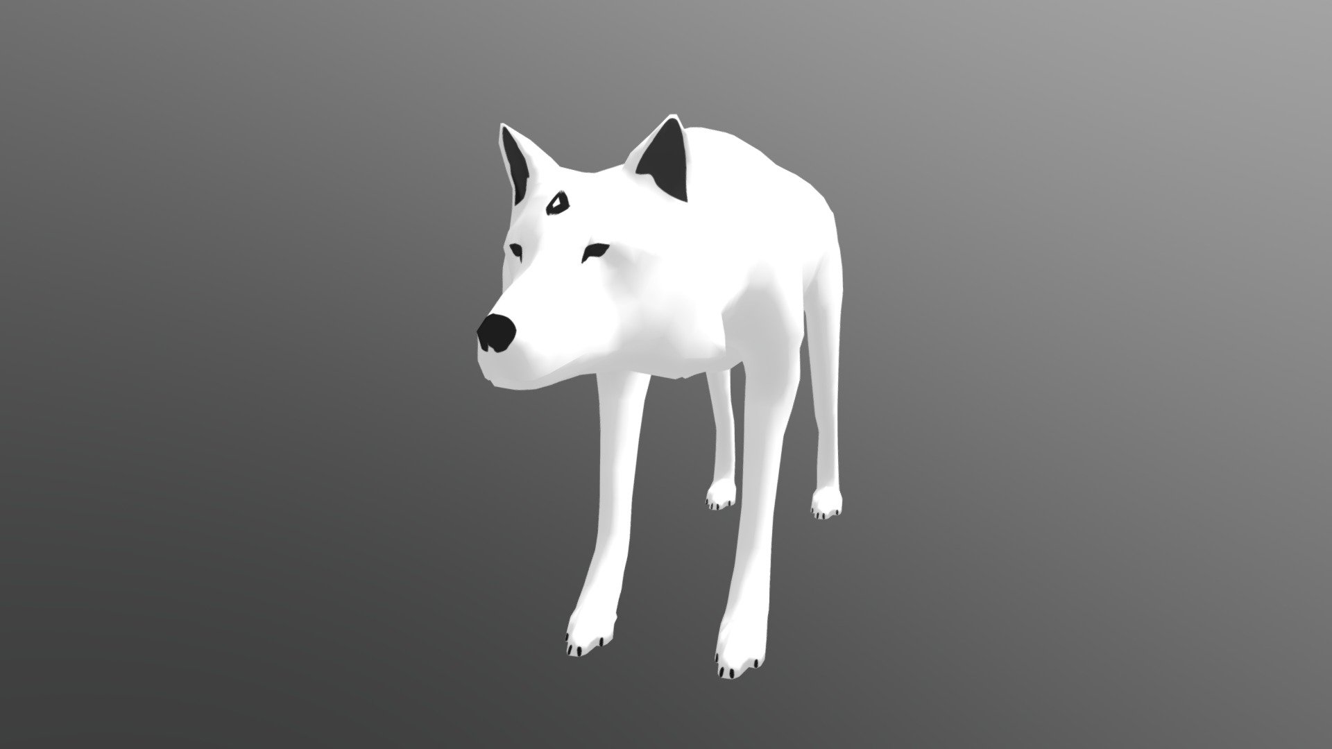 Wolf (without outline)