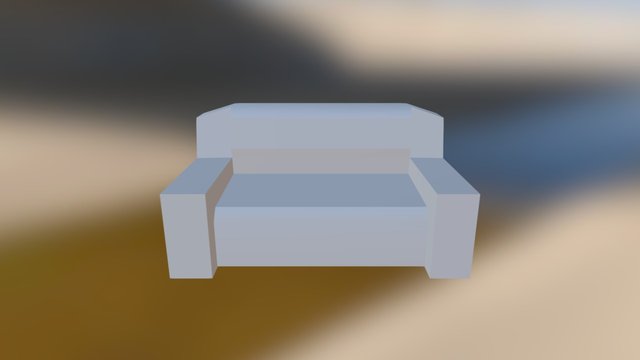 Basic couch 3D Model