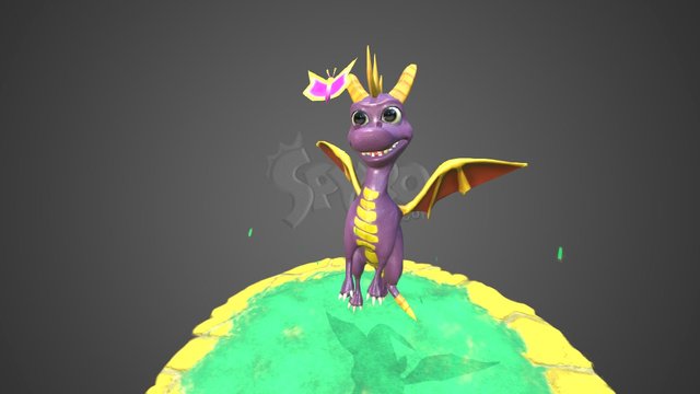 Spyro the Dragon - Retrogasm Contest 3D Model