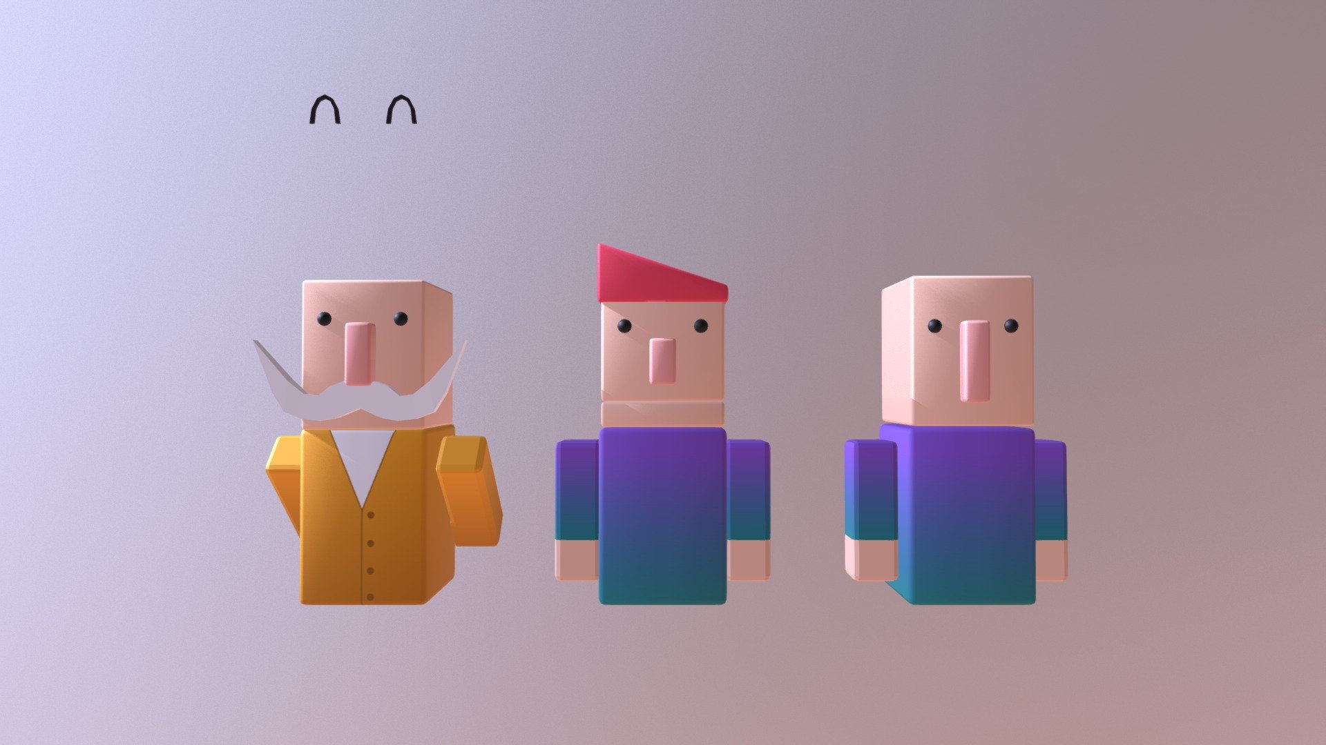 Low Poly People - 3D model by BlackDragonBE (@blackdragon.be) [93cdc1d ...