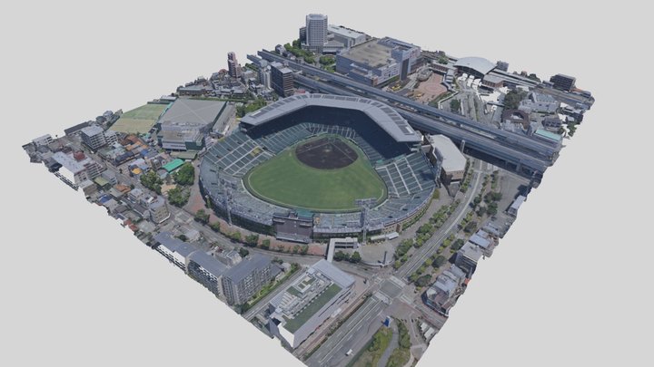 Koshien 3D Model