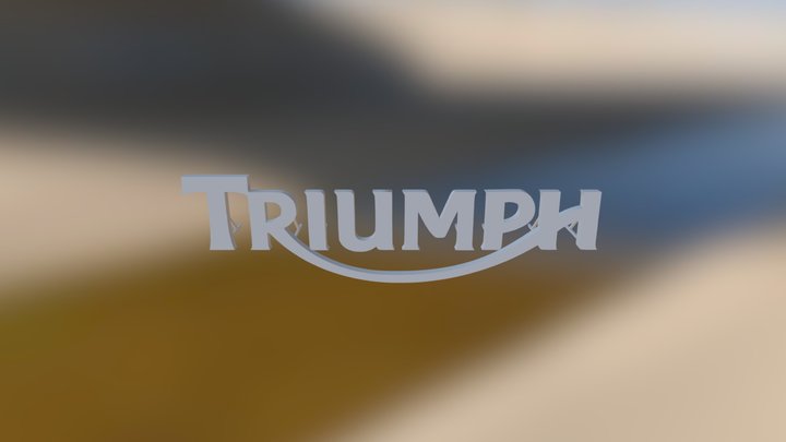 Triumph Logo 3D Model
