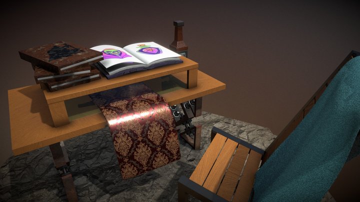 Diorama "Spot for Magic" 3D Model