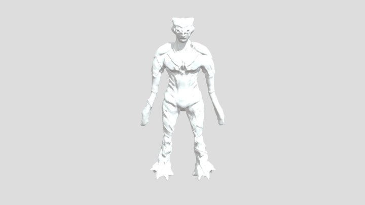 Aqua theme character 3D Model