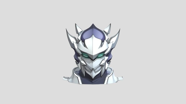CASCO DEL DRAGON BLANCO DXD 3D Model