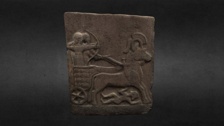 Karkemish - Relief of two charioteers 3D Model