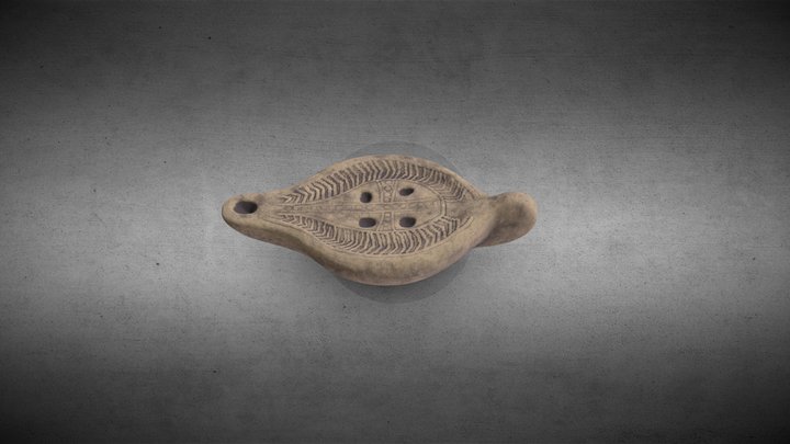 Lucerna visigoda (s. VI-VII d.C.) 3D Model