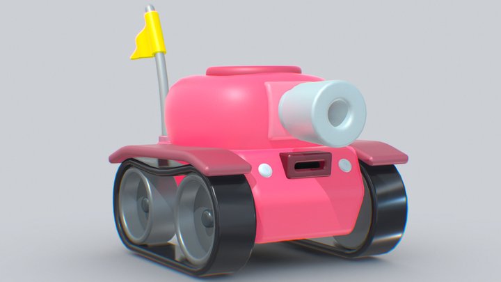 Toy tank 3D Model