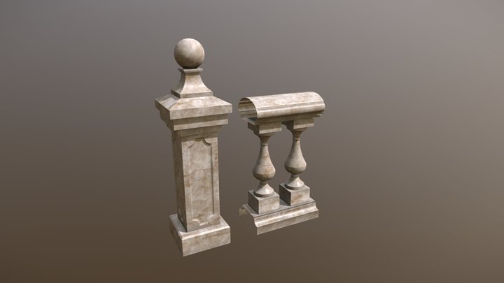 Balustrade 3D Model