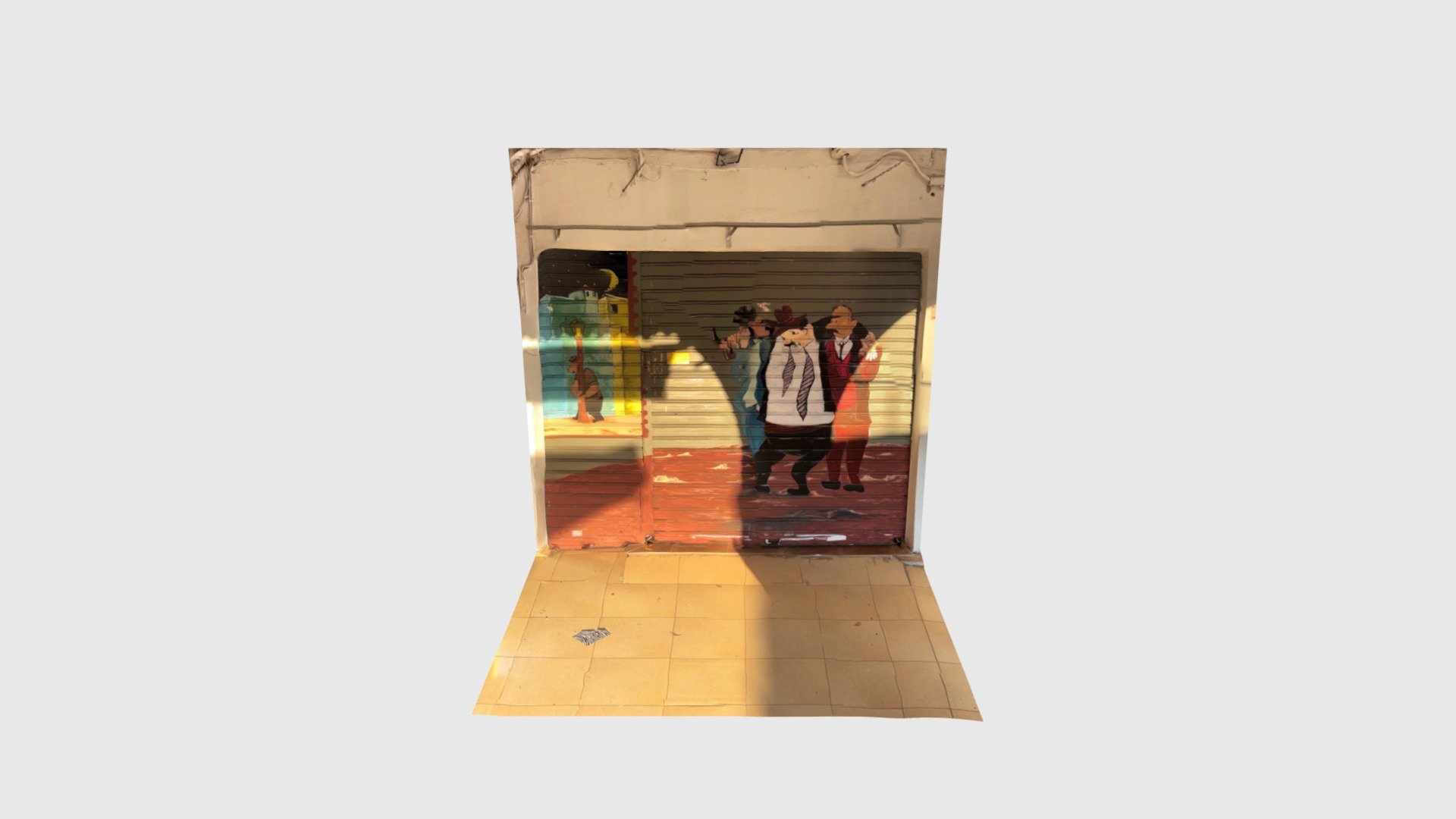 Closed store at Thessaloniki market
