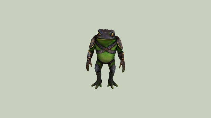 Toad Warrior 3D Model