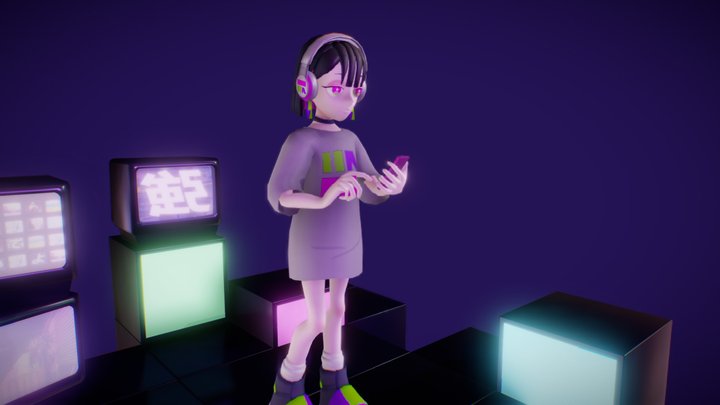 nira(study me)Zutomayo お勉強しといてよ」- ずっと真夜中でいいのに。 3D Model
