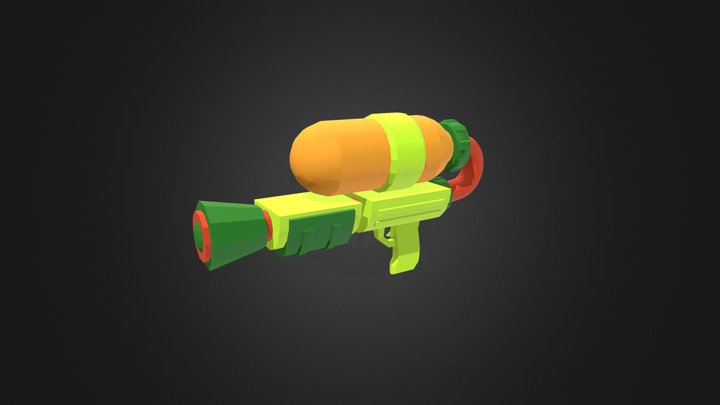 Splatter Shot 3D Model