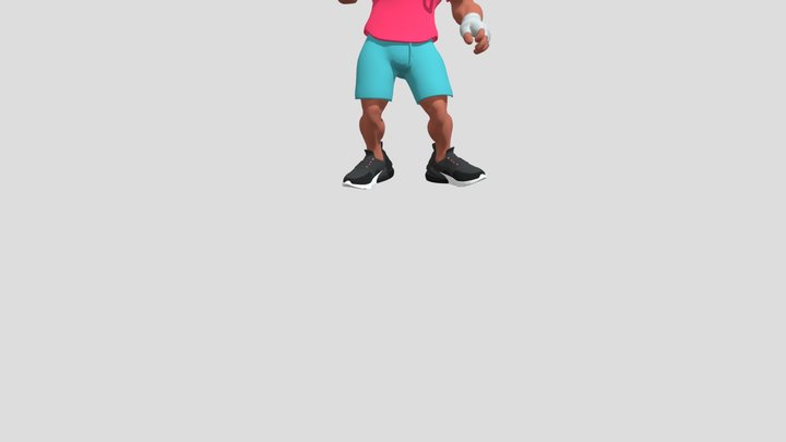 Dancing Twerk 3D Model