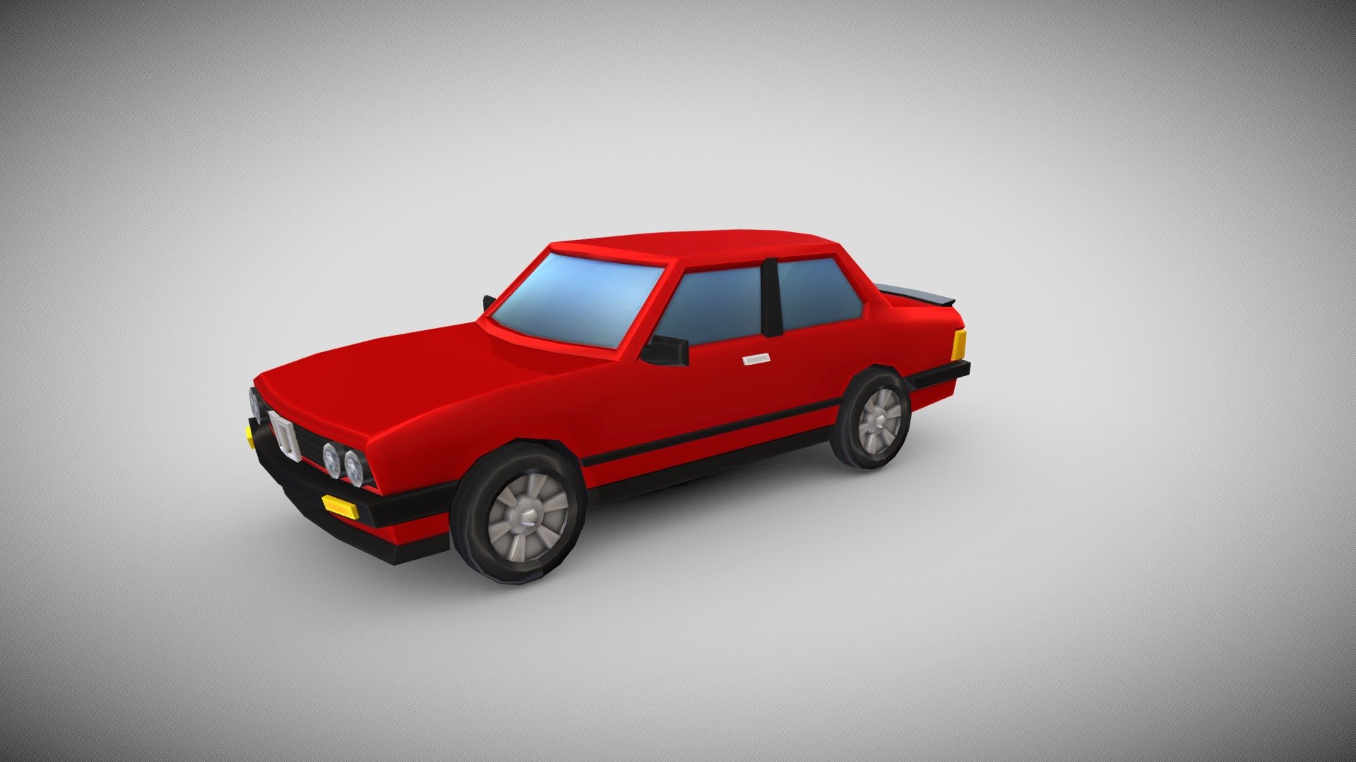 BMW 1990 - LOW POLY