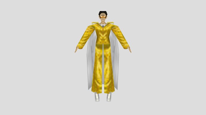 Borsalino One Piece T-Pose 3D Model