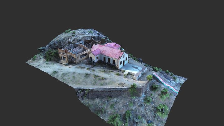 TEMPLO DE CRISTO REY Y ESCUELA DE EL POTOSÍ 3D Model