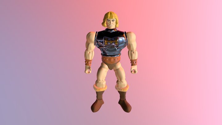 He-Man Battle Armor Version 3D Model
