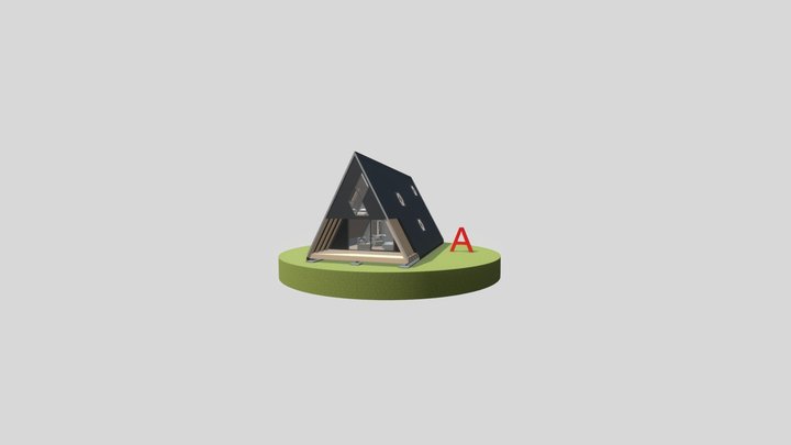 Új 'A' ház_A verzió 3D Model