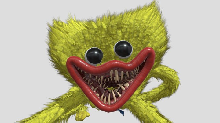 Mini_Yellow_huggy 3D Model