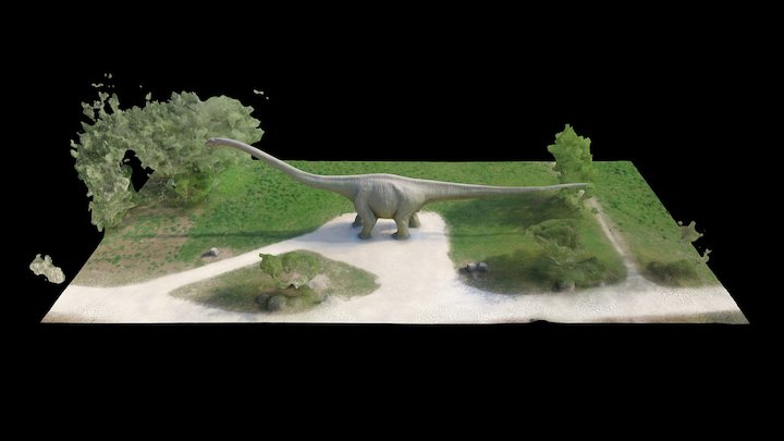 Seismosaurus - Park im Grünen 3D Model
