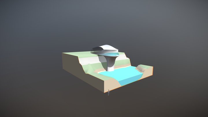 HABITACULO ELEVADO PRUEBA 2 3D Model