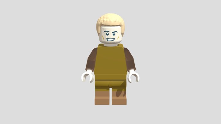 LEGO Anakin Episode 2 3D Model