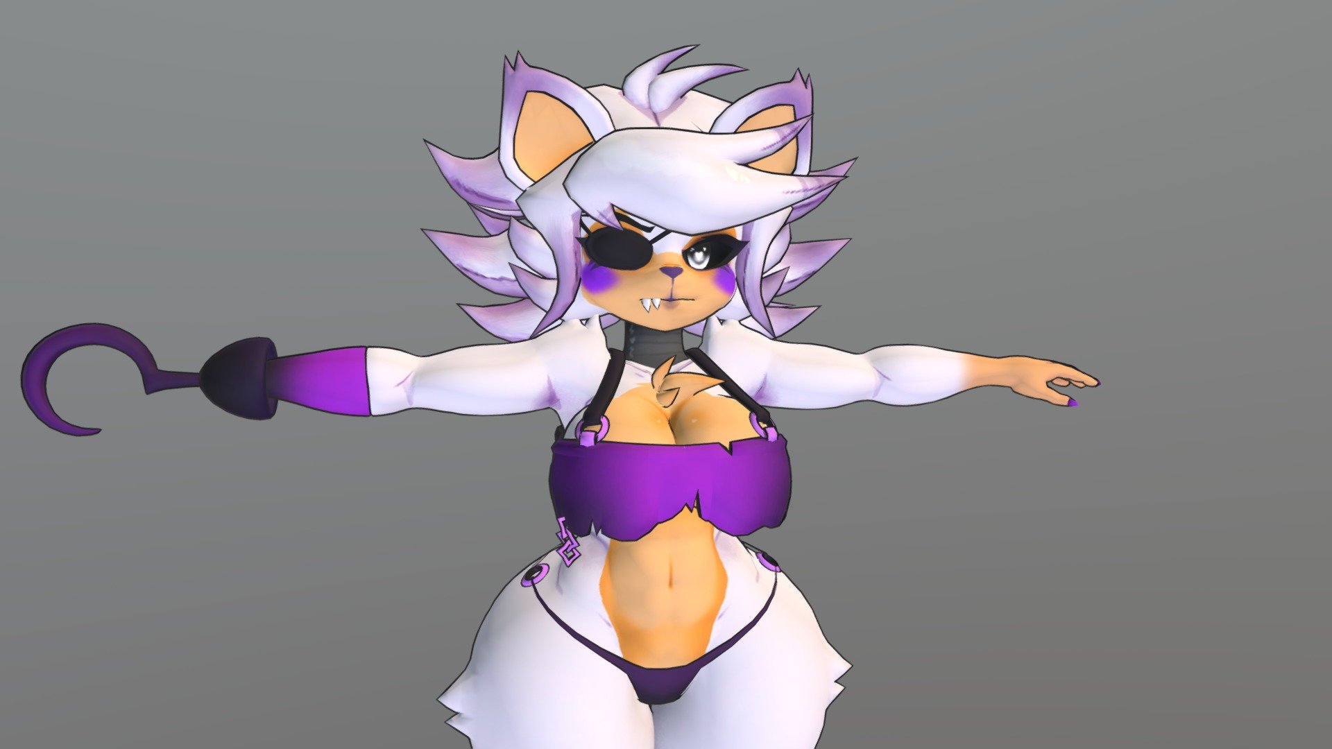 lolbit bikini fnia 3D model by Freddysig02 juancadriveros09