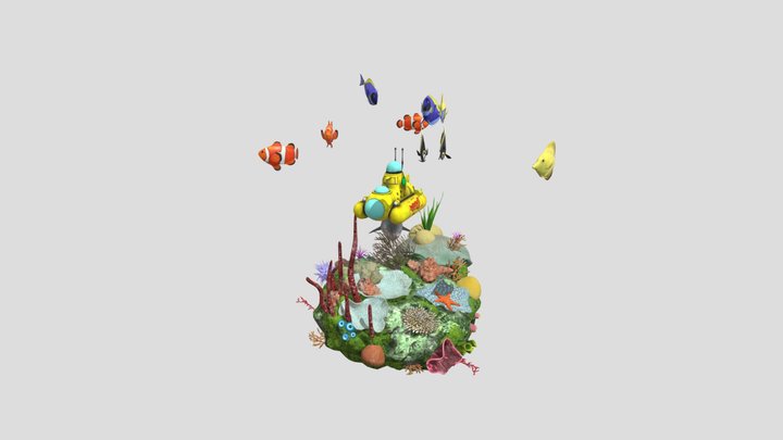 Projeto fundo do mar 3D Model