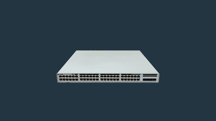 C9300L48P 3D Model