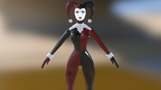 Harley Quinn 3D Model