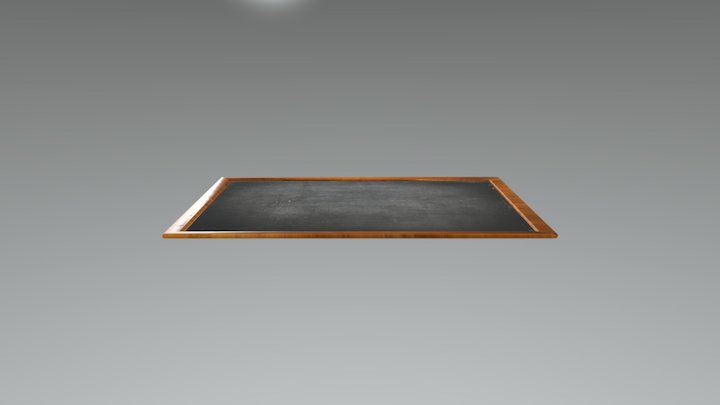 Blackboard Wall Cycles Texture3 3D Model