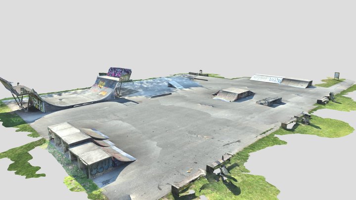 Bauernfeind Skatepark Nürnberg 3D Model