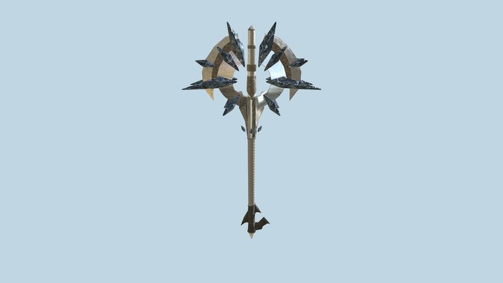 Fantasy Axe 3D Model