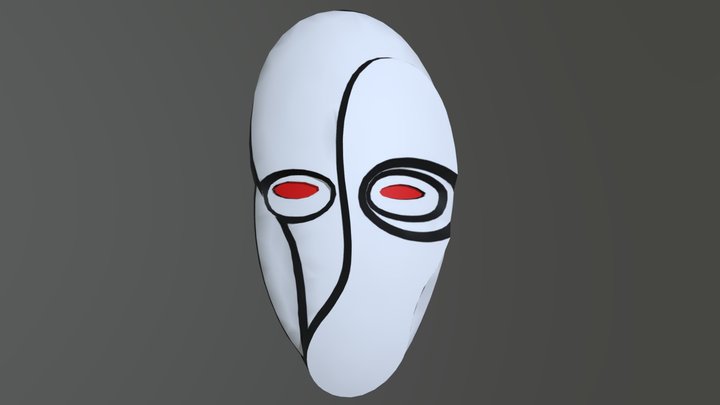 Trisolarian Mask 3D Model