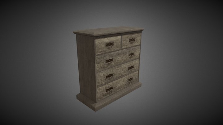 Сhest of drawers 3D Model