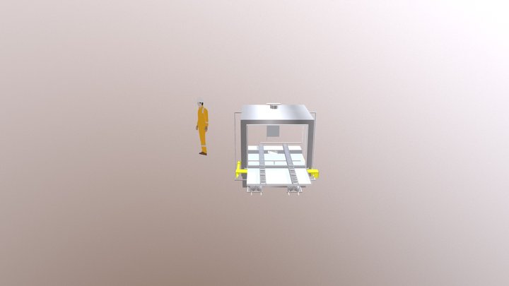 Roatjet D60 Atex Washing machine. 3D Model