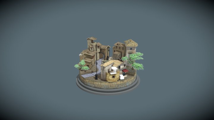 CityScene - Assisi 3D Model
