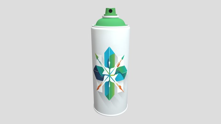 Spray médico 3D Model