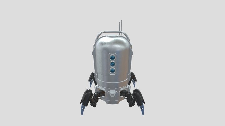 Snow /  Maintenance  Robot 3D Model