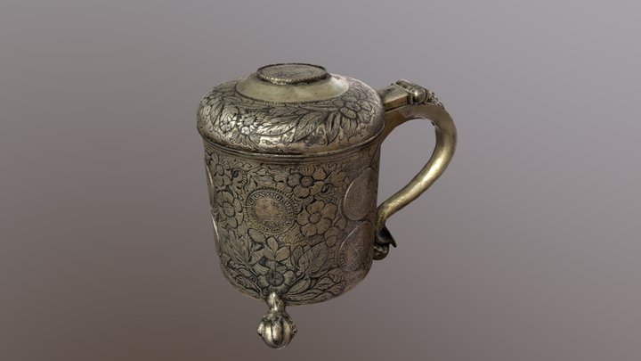 Monetary cup. 3D Model